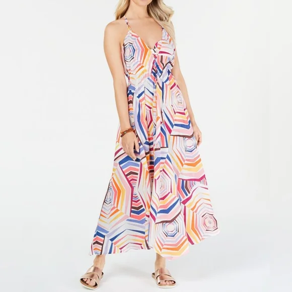 kate spade maxi dress Lemon Toss Tiered Maxi Dress